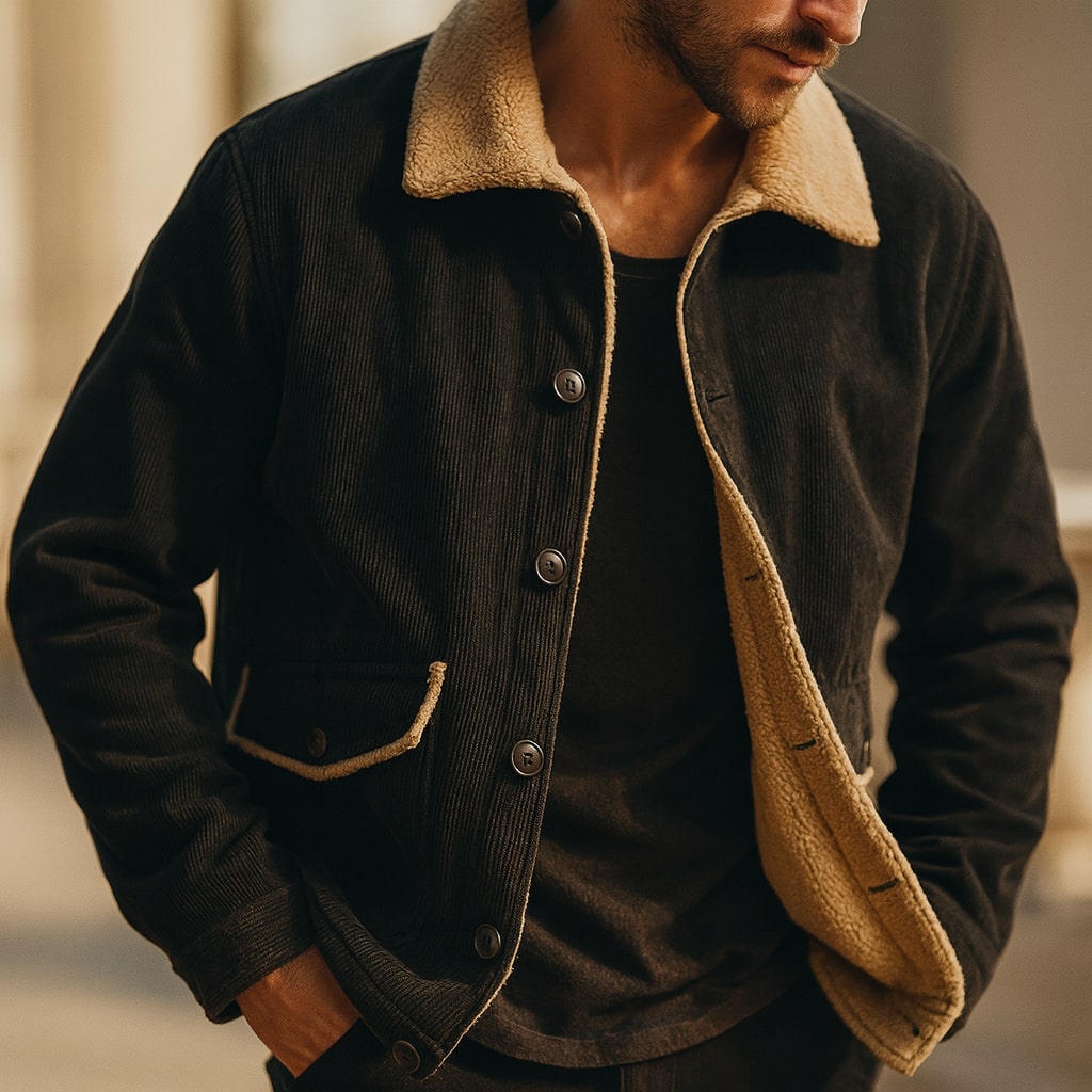 Carlo Corduroy Sherpa Jacket