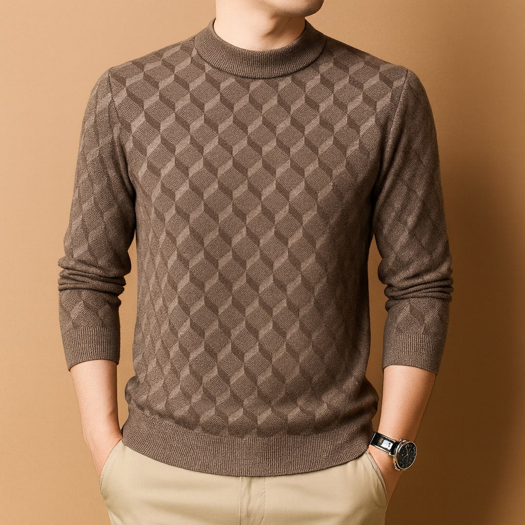 Marcello Patterned Knit Sweater