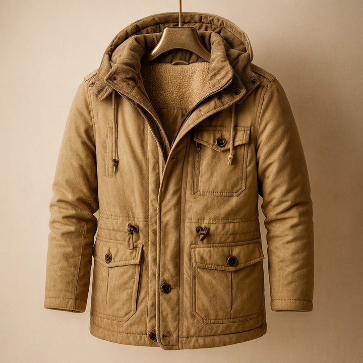 Antonio Lined Cotton Parka Jacket
