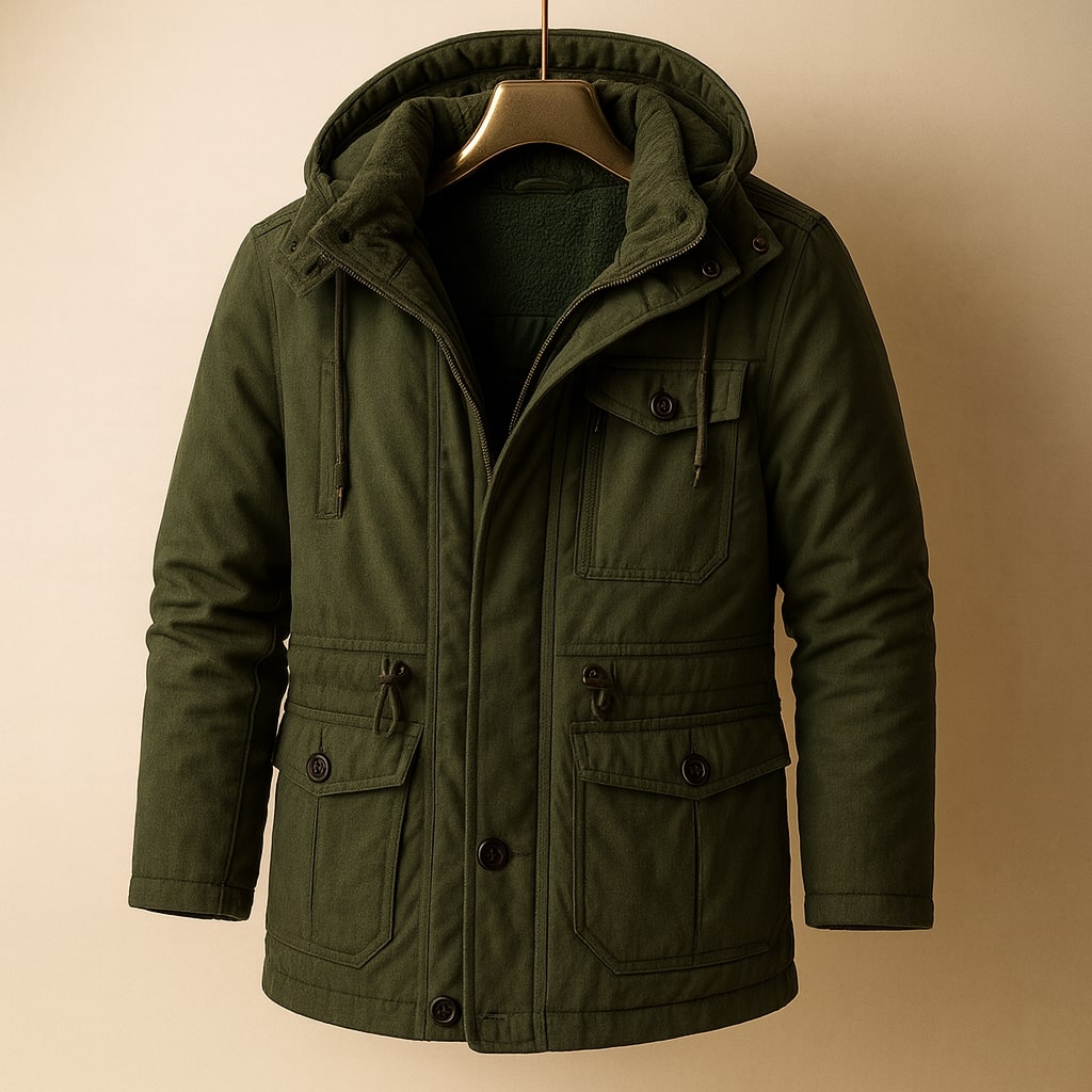 Antonio Lined Cotton Parka Jacket
