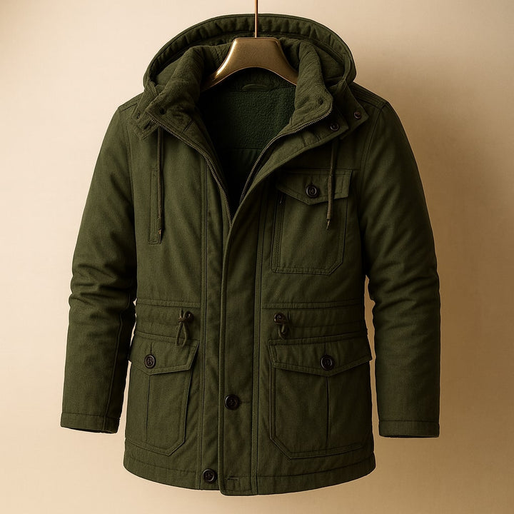 Antonio Lined Cotton Parka Jacket