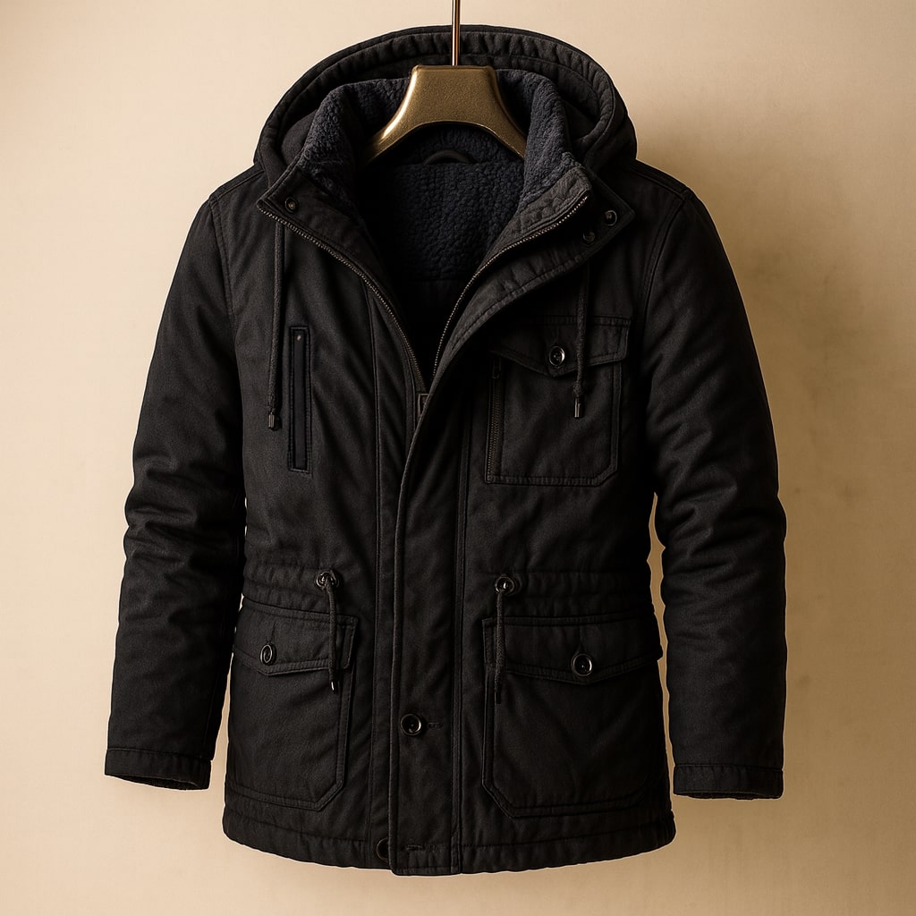 Antonio Lined Cotton Parka Jacket