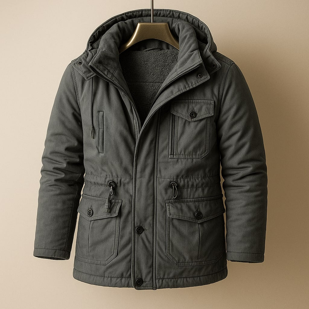 Antonio Lined Cotton Parka Jacket