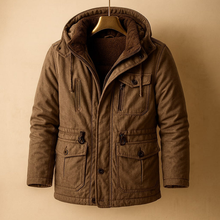 Antonio Lined Cotton Parka Jacket