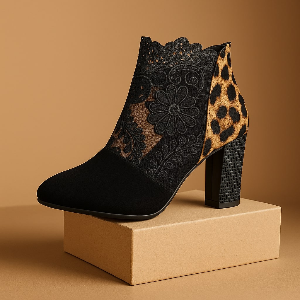 Valeria Embellished Ankle Boot
