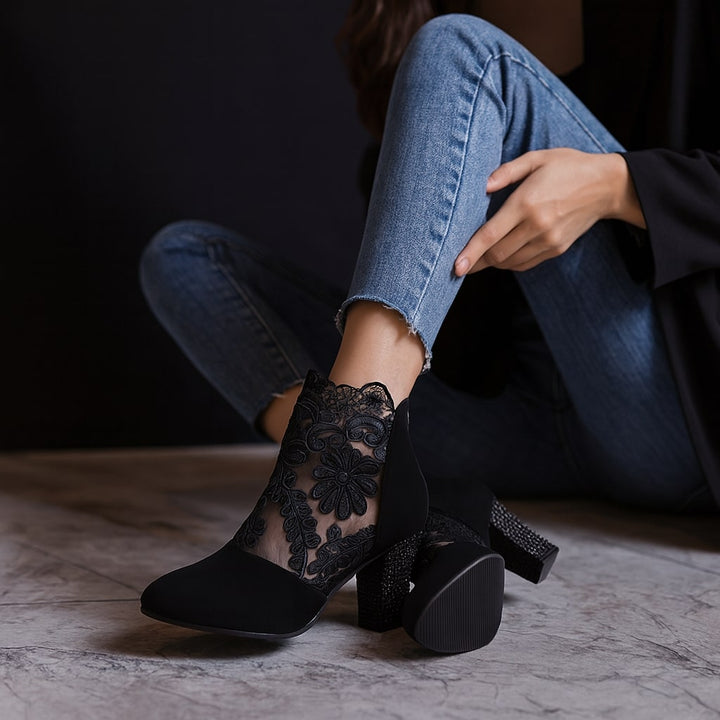 Valeria Embellished Ankle Boot