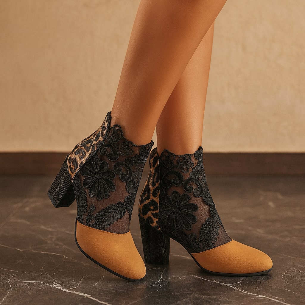 Valeria Embellished Ankle Boot