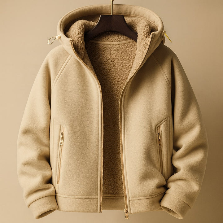 Matteo Sherpa-Lined Zip Hoodie