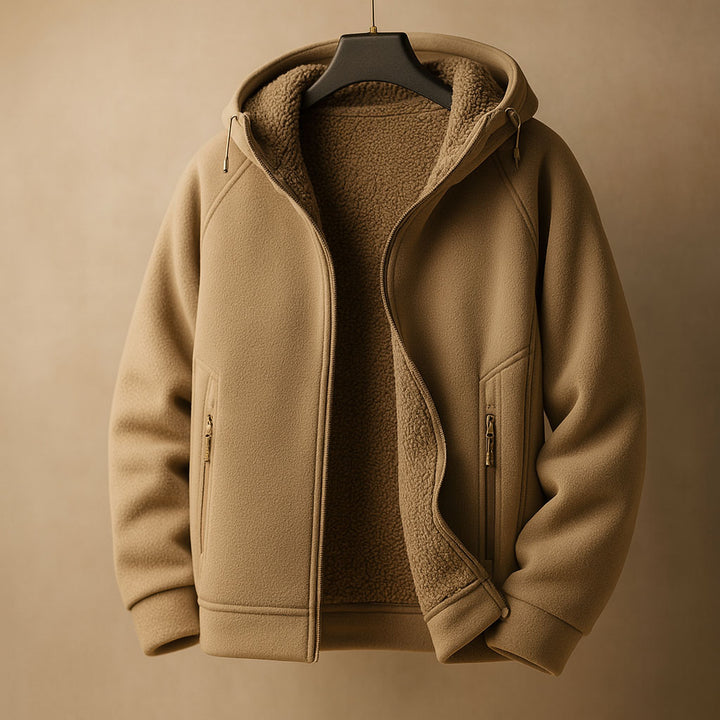 Matteo Sherpa-Lined Zip Hoodie
