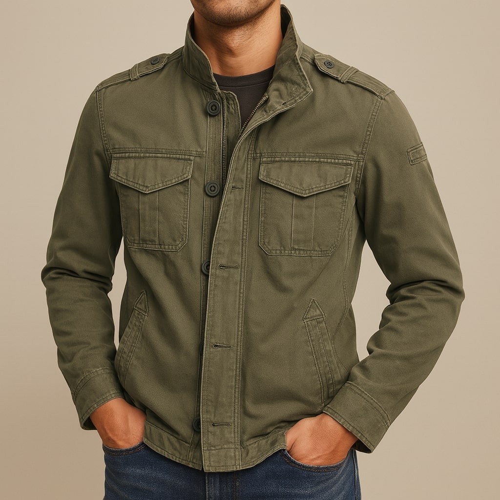 Giancarlo Cotton Utility Jacket