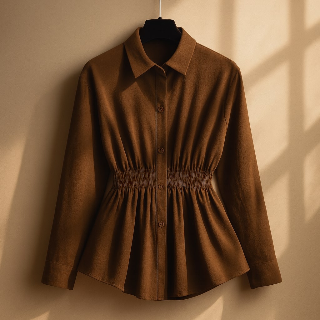 Elena Shaped Button-Up Shirt