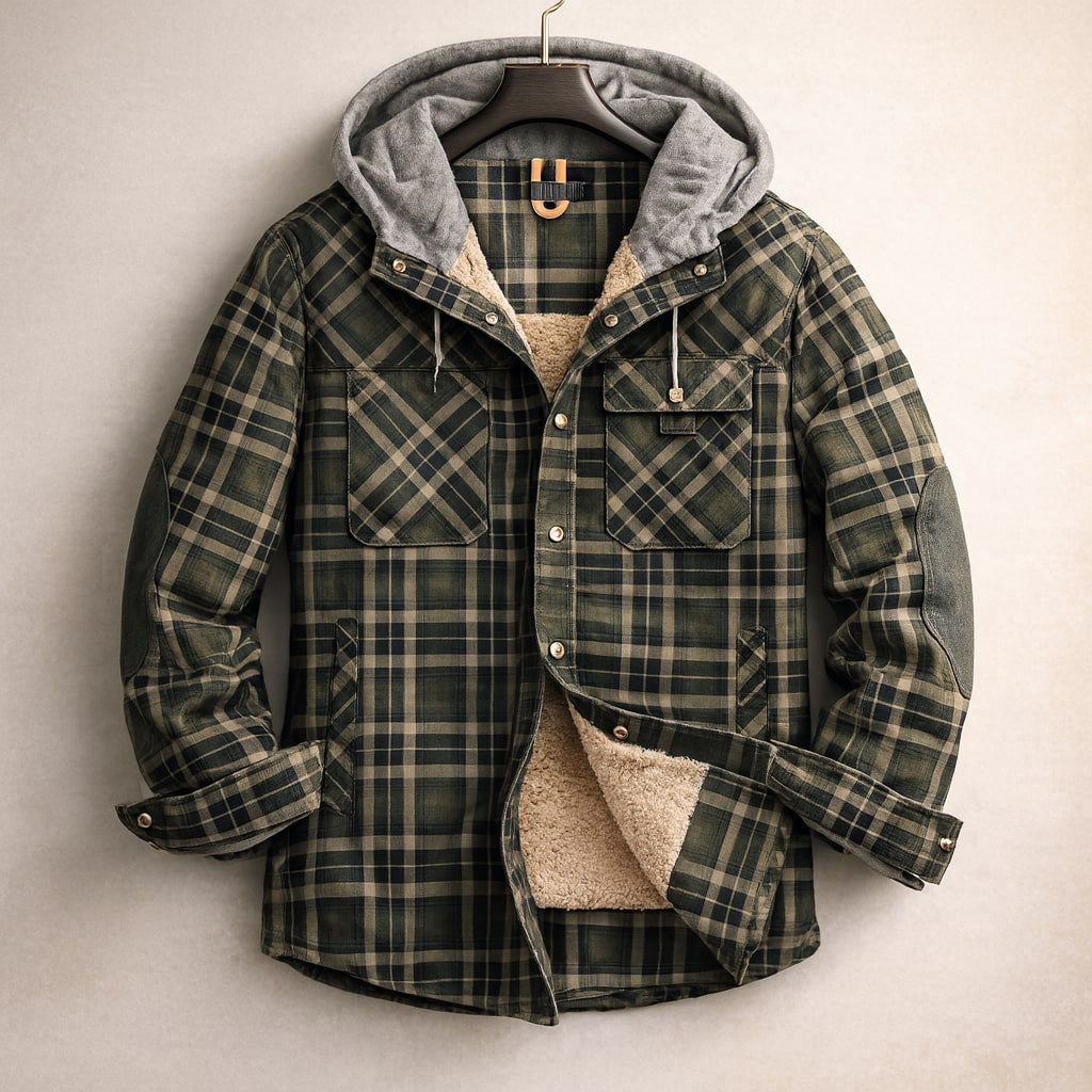 Alberto Lined Cotton Utility Jacket