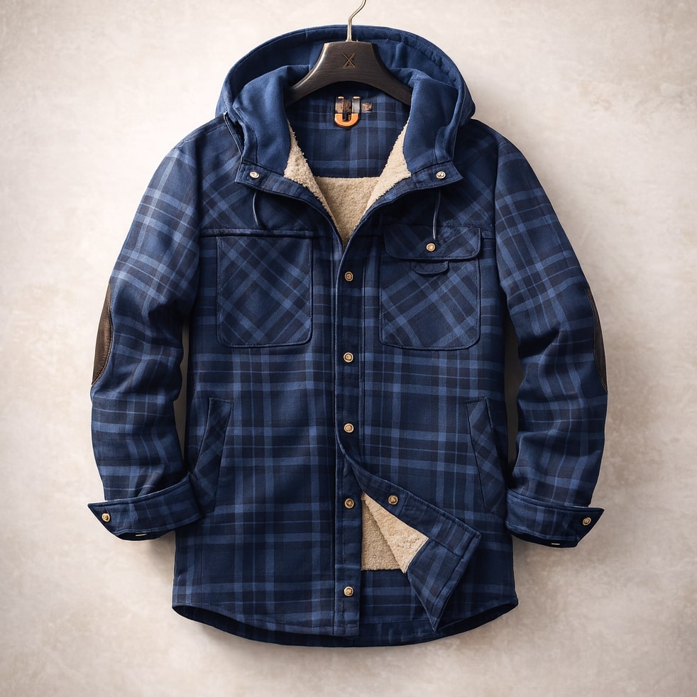 Alberto Lined Cotton Utility Jacket