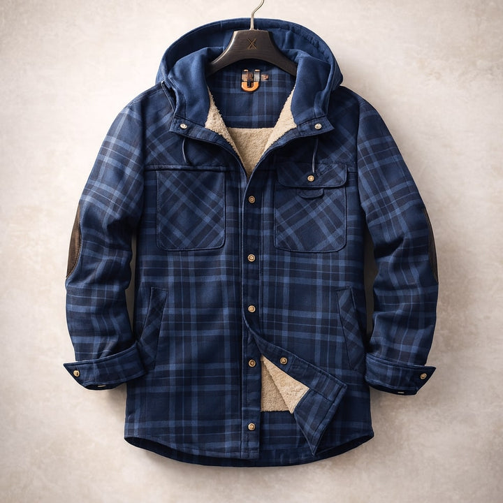 Alberto Lined Cotton Utility Jacket