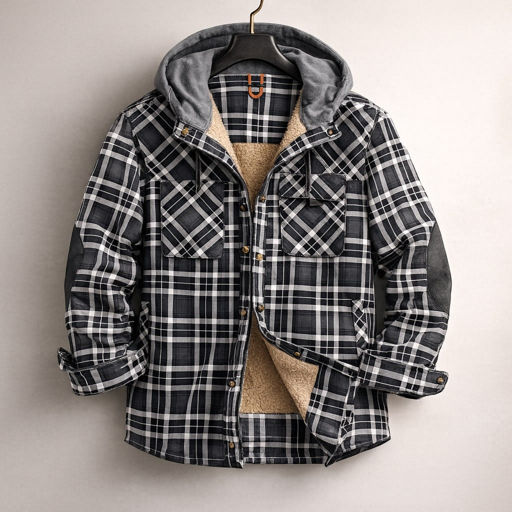 Alberto Lined Cotton Utility Jacket