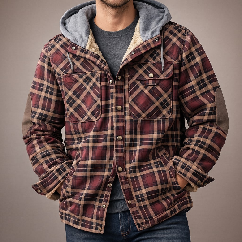 Alberto Lined Cotton Utility Jacket