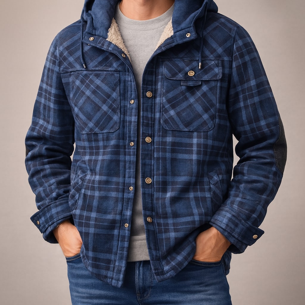 Alberto Lined Cotton Utility Jacket