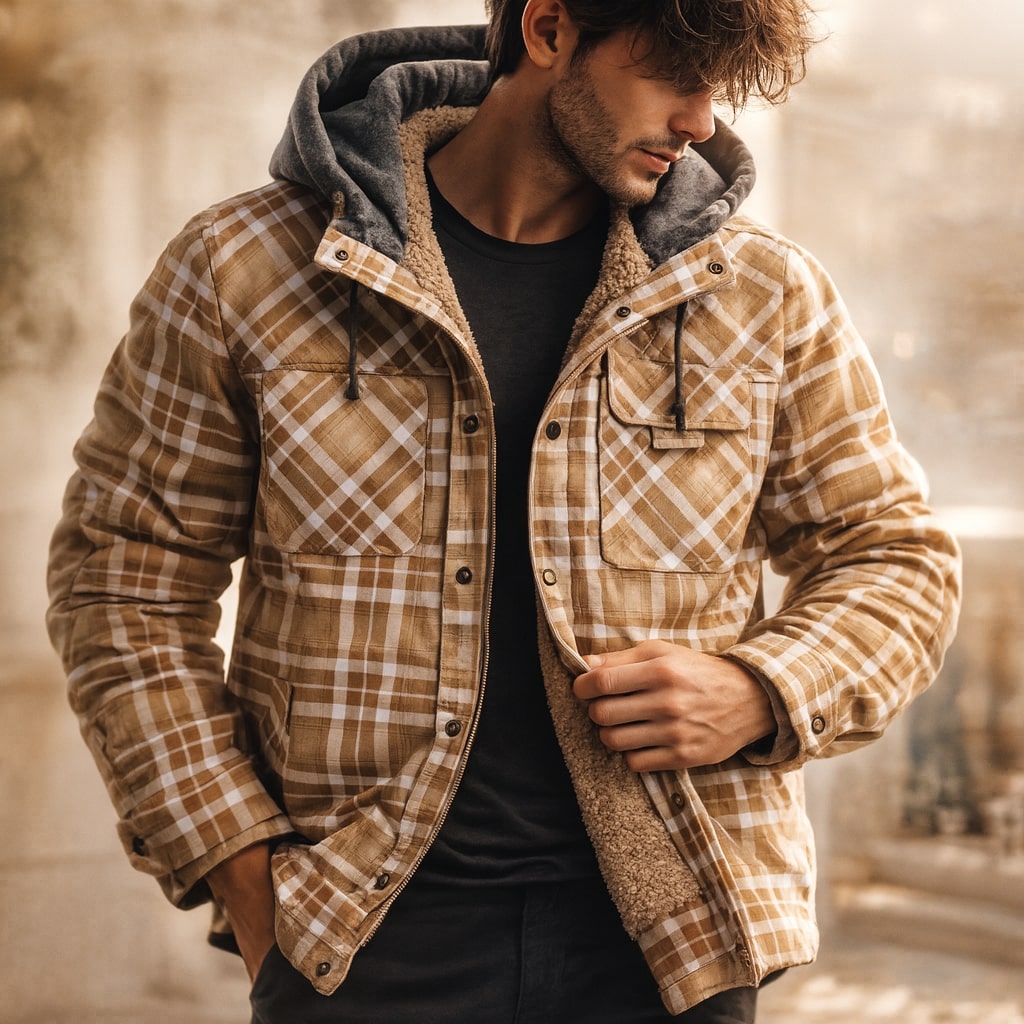 Alberto Lined Cotton Utility Jacket