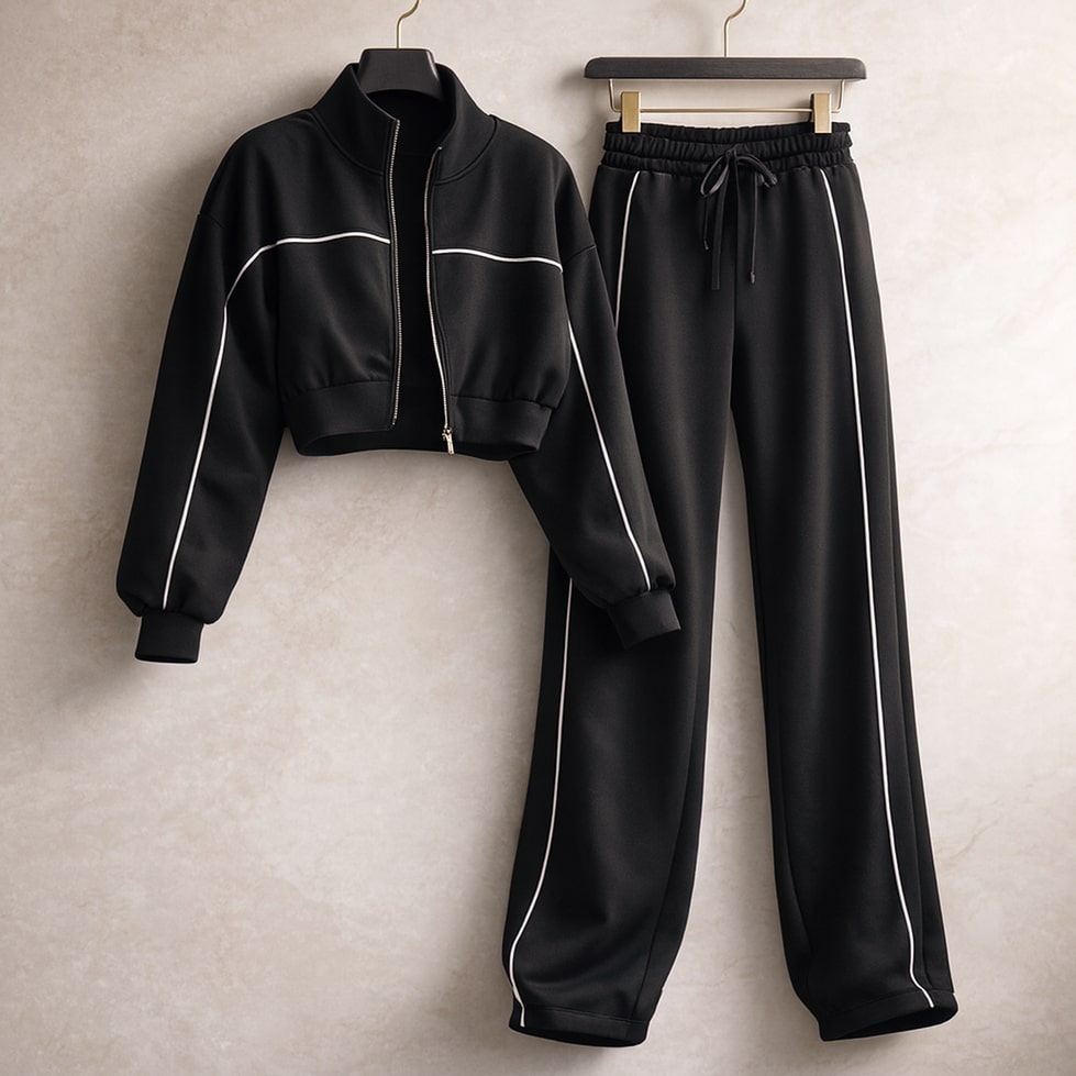 Aria Zip Jacket & Drawcord Pant Set