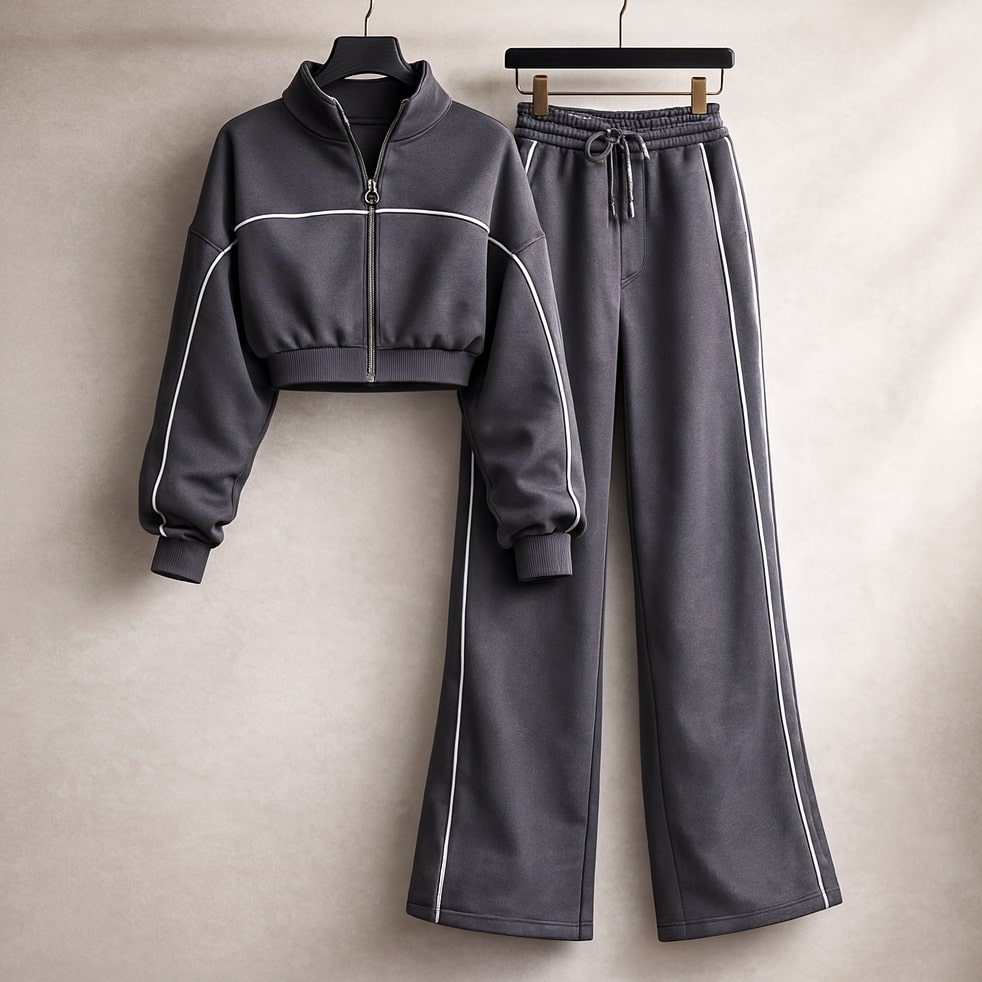 Aria Zip Jacket & Drawcord Pant Set