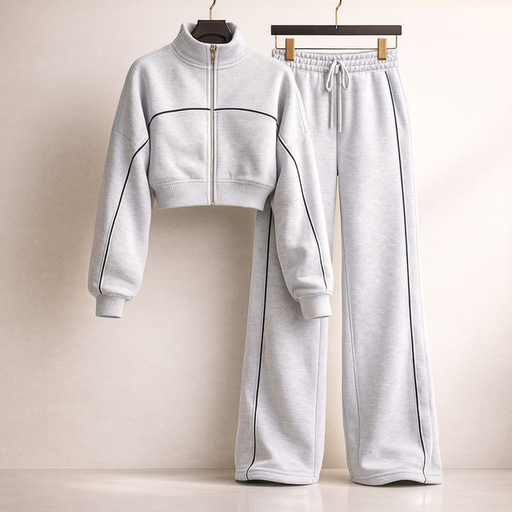 Aria Zip Jacket & Drawcord Pant Set