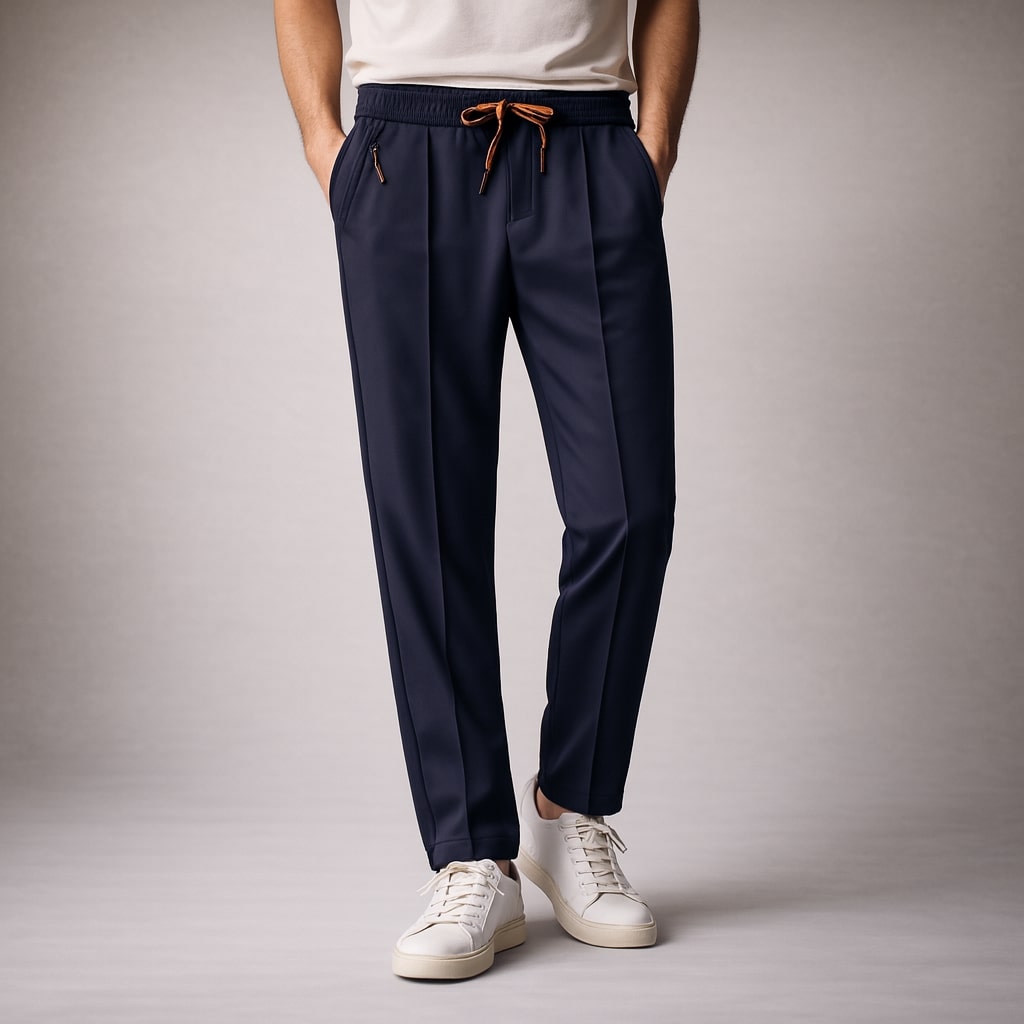 Matteo Drawcord Tapered Pant
