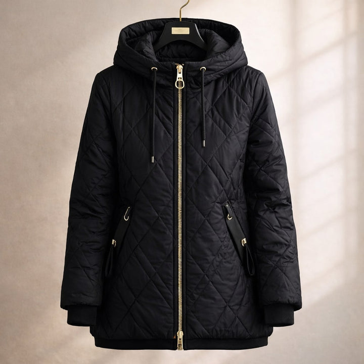 Emia Quilted Hooded Jacket