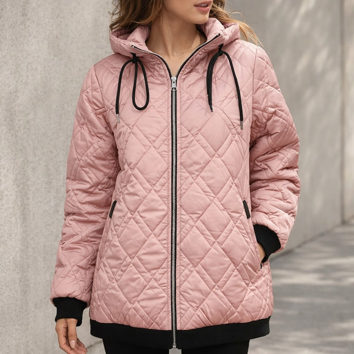 Emia Quilted Hooded Jacket