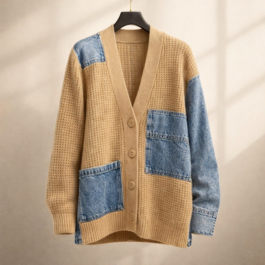 Clara Textured Button Cardigan