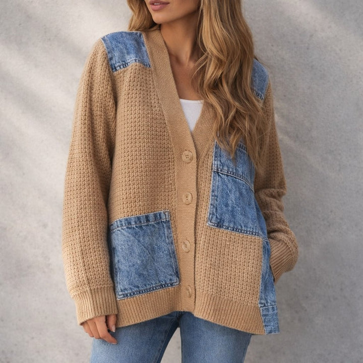 Clara Textured Button Cardigan