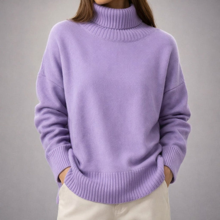 Livia Turtleneck Knit Sweater