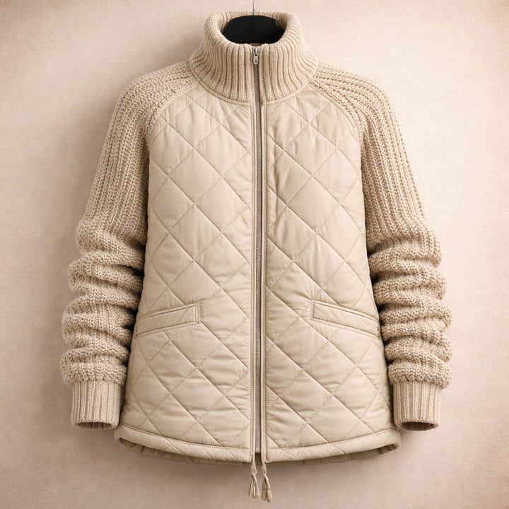 Elia Quilted Hybrid Zip Jacket