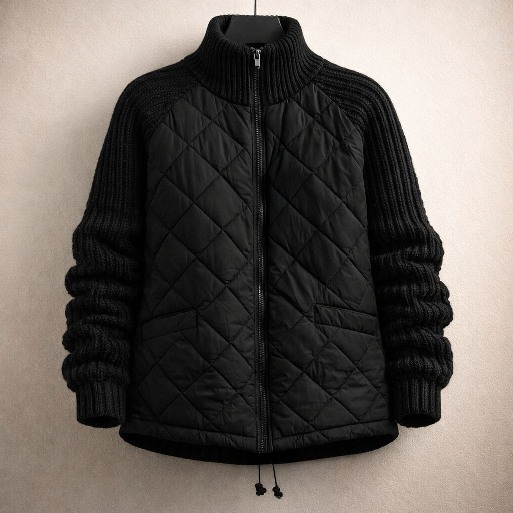 Elia Quilted Hybrid Zip Jacket