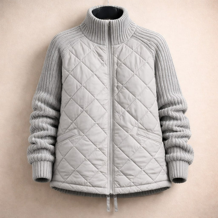 Elia Quilted Hybrid Zip Jacket