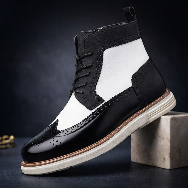 Alessandro Hybrid Leather Ankle Boot