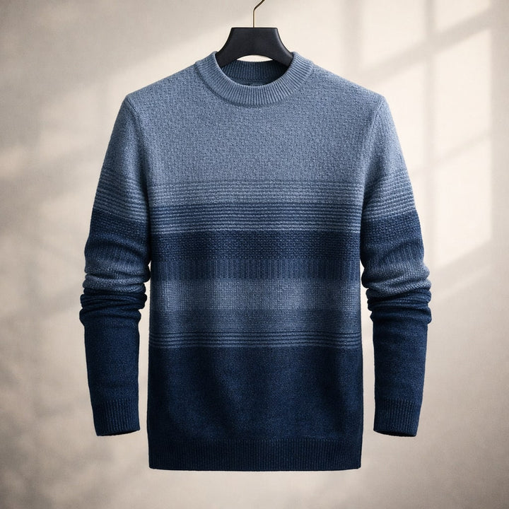 Alessandro Wool Textured Crew Sweater