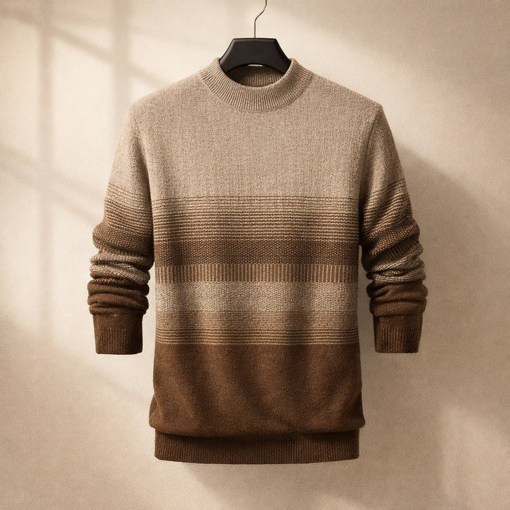 Alessandro Wool Textured Crew Sweater