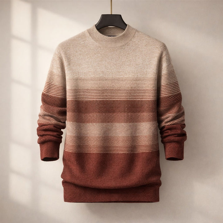 Alessandro Wool Textured Crew Sweater