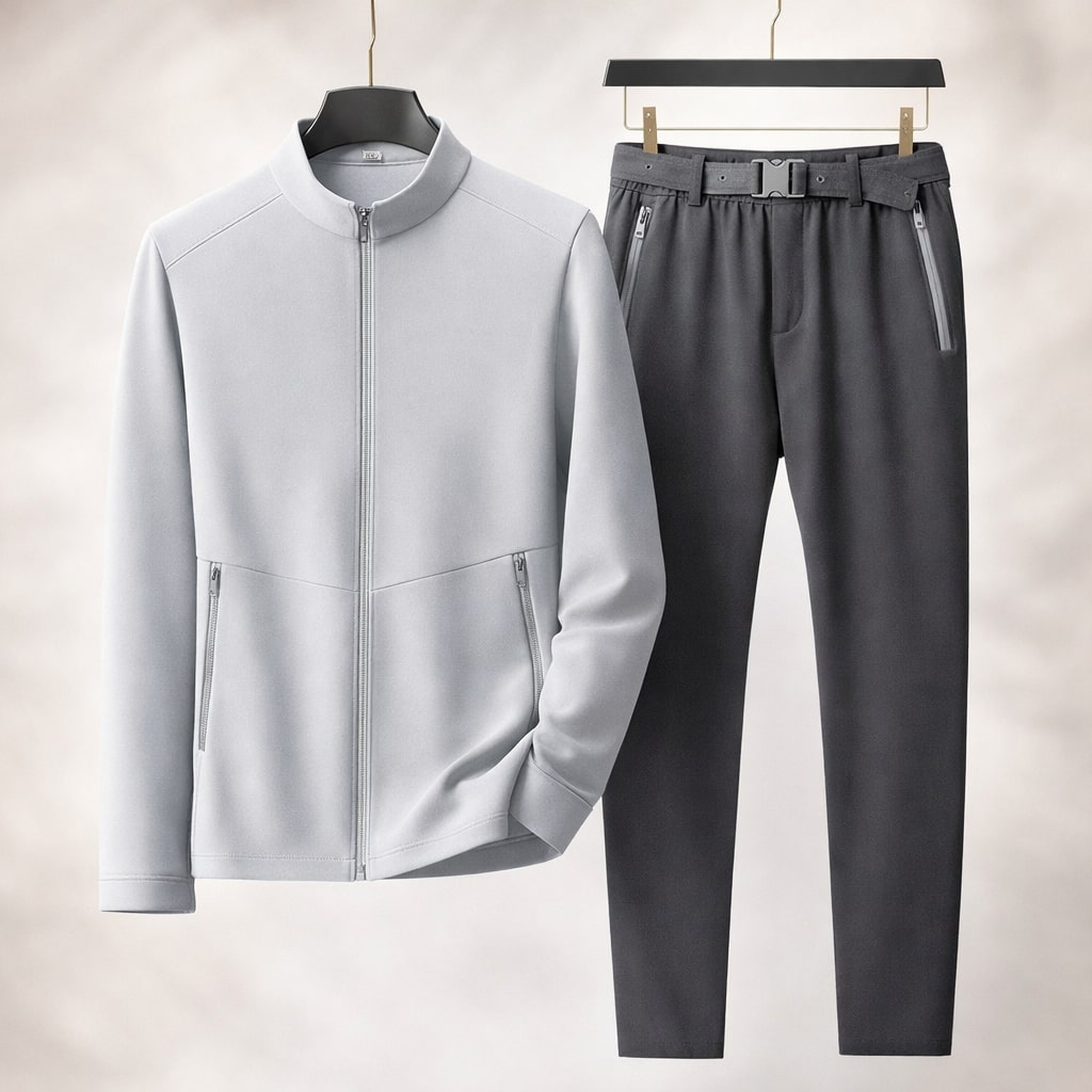 Luca Zip Jacket & Tailored Pant Set