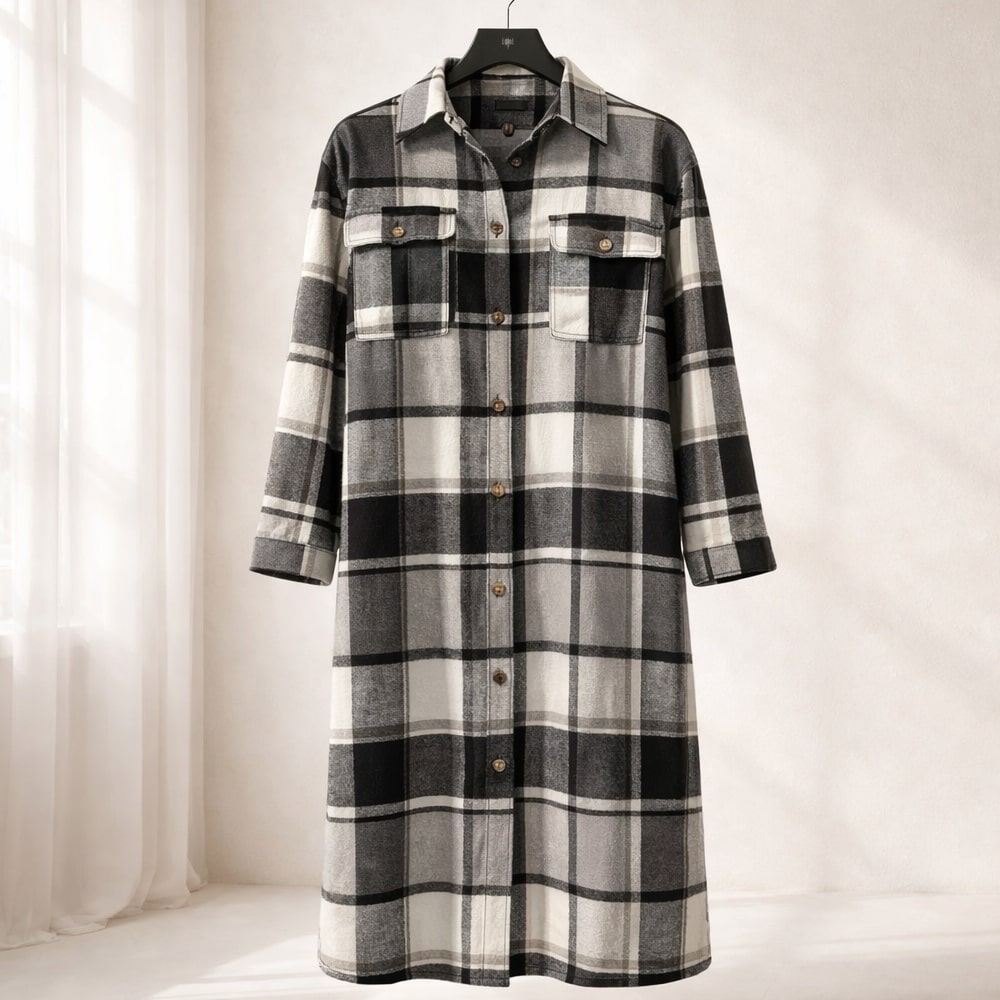 Lucia Plaid Coat