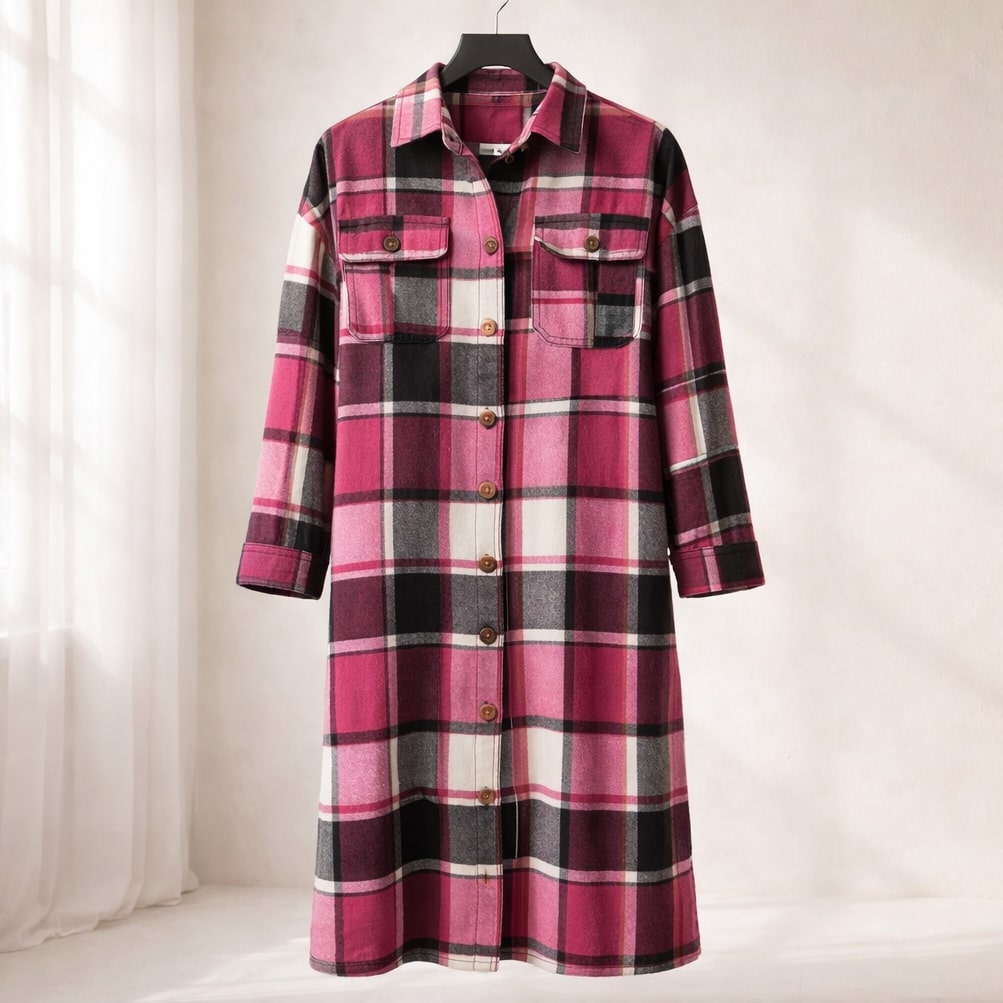 Lucia Plaid Coat