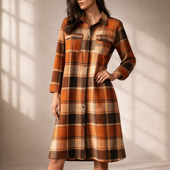Lucia Plaid Coat