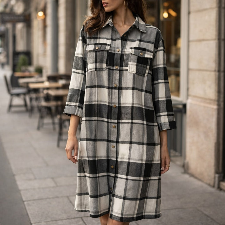 Lucia Plaid Coat