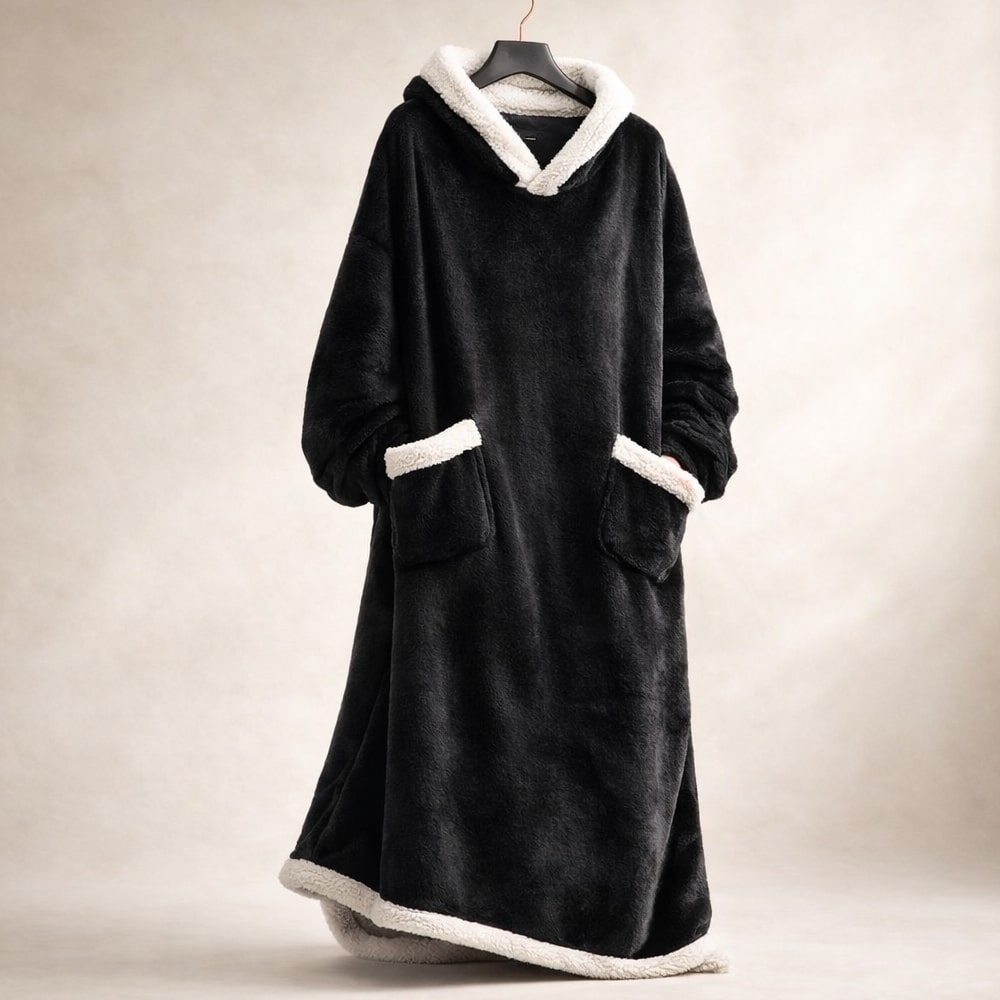 Serena Hooded Plush Robe