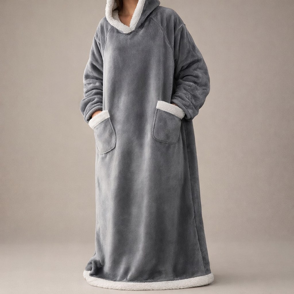 Serena Hooded Plush Robe