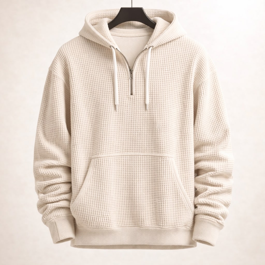 Nico Textured Hooded Pullover
