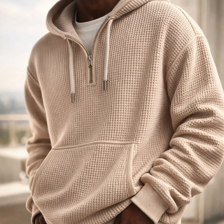 Nico Textured Hooded Pullover