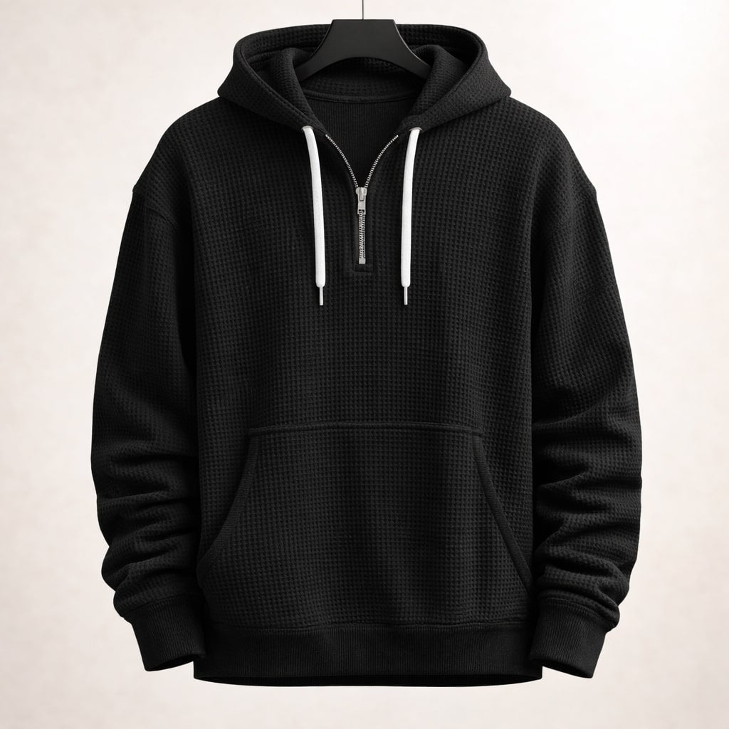 Nico Textured Hooded Pullover