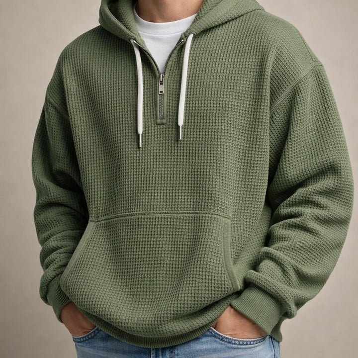 Nico Textured Hooded Pullover