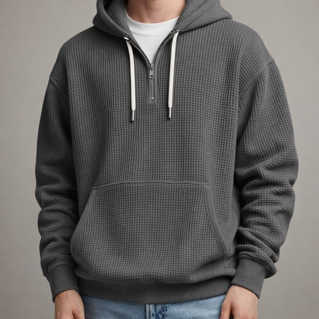 Nico Textured Hooded Pullover